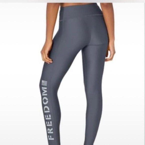 Under Armour Women's Freedom Gray Leggings - Picture 3 of 4